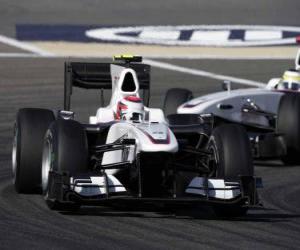 Puzzle Kamui Kobayashi - Sauber BMW - Μπαχρέιν 2010